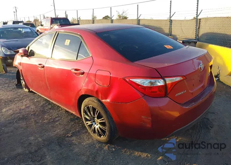 2016 Toyota Corolla Le z USA, uszkodzony, nr VIN 2T1BURHEXGC585574